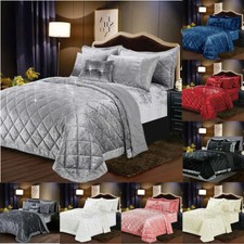 3 Piece Velvet Quilted