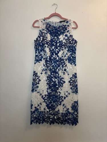 Kaleidoscope white blue - white, &