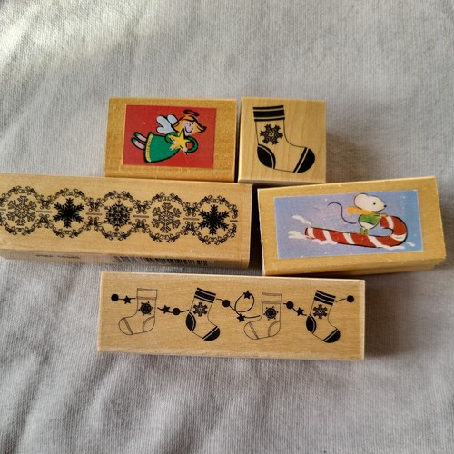 Wooden stamps for - 5,