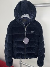 PRADA CORDUROY JACKET RRP £2500  BLUE 48 FITS S 100% AUTHENTIC TRUSTED SELLER