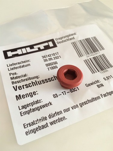 Oil drain plug screw hilti - plug,