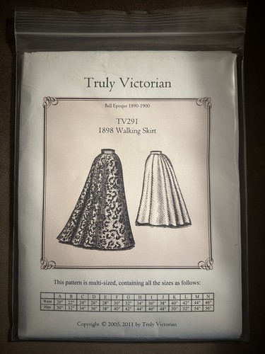 Truly victorian sewing pattern - victorian,