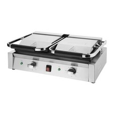 Buffalo Bistro Double Contact Grill Ribbed/Flat Plate