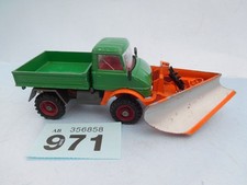 Rare Corgi Major Toys 1150, Unimog 406 With Snow Plough Made in Britain  (971)
