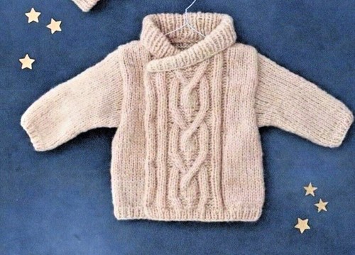 0190 knitting baby shawl - knitting,