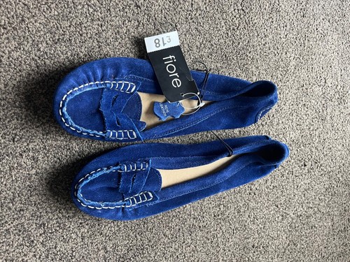 Matalan cobalt blue suede flat - blue,