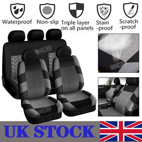 Full set 9pcs grey fabric - 9pcs,