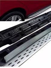 MERCEDES BENZ ML GLE W166 SIDE STEPS RUNNING BOARDS FROM 2012 RIGHT OFFSIDE