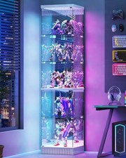 White Display Cabinet with RGB
