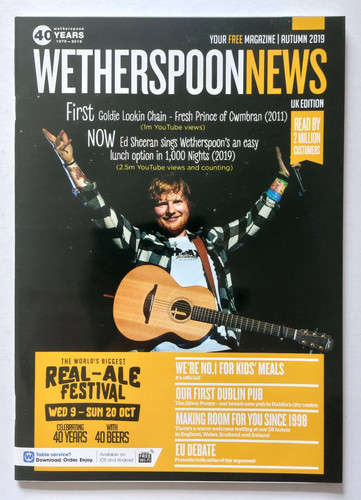Sheeran wetherspoon news - ed,
