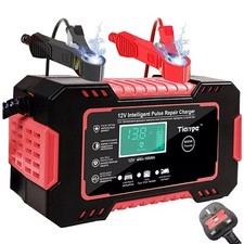 Smart Car Battery Charger 12V 6A Intelligent Automatic Pulse Repair AGM GEL EFB