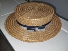 Olney Vintage Boater Hat 6.5