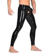 Men Latex Rubber Trousers