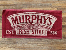 New vintage Murphy's bar towel, 1980s, beer cloth, bar mat, mancave, home pub
