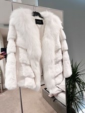 BNWT White Real Fox Mink Fur