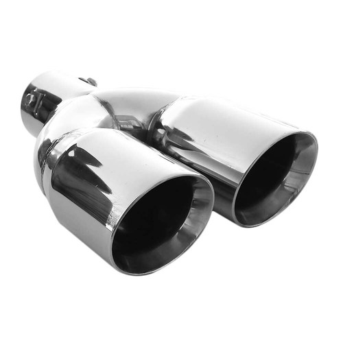 Twin exhaust tip muffler - exhaust,