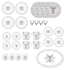 Christmas Tableware Set For 4