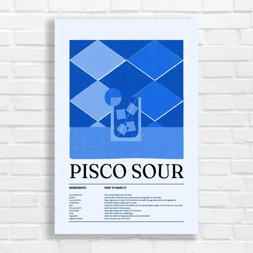 Vibrant geometric pisco sour - vibrant,