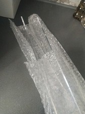 3 Acrylic Shelves 38x6x4 cm