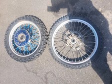 YAMAHA WR 250F WR 450F YZF 250 450..FRONT AN REAR WHEELS TYRES DISCS..