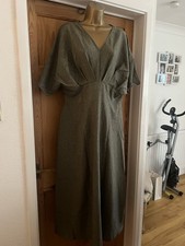 Ladies Green Midi Fit & Flare