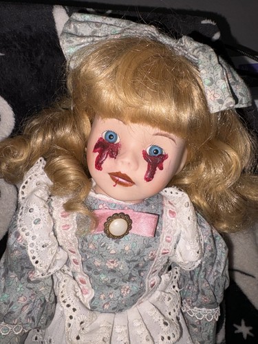 Horror doll painted - horror, doll,