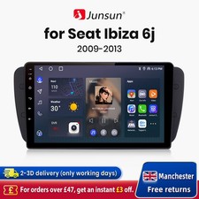 For SEAT IBIZA 6J 2009-2013 Android 14 Car Stereo Radio Carplay GPS Sat Nav WiFi