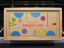 Kikkerland Desktop Croquet Set