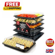 6 Pack Reusable Catering Trays