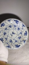 A lovely blue underglaze charger, the kintsugi. production prior to 1860