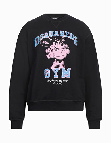 Dsquared2 men black - black, crew