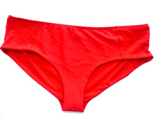 LADIES MATALAN BNWOT SIZE 16 TOMATO RED BIKINI BRIEF BOTTOM