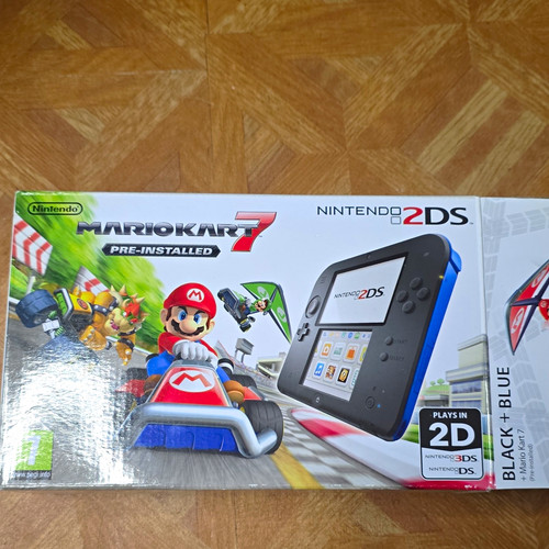 Nintendo 2ds black - 2ds, black/blue