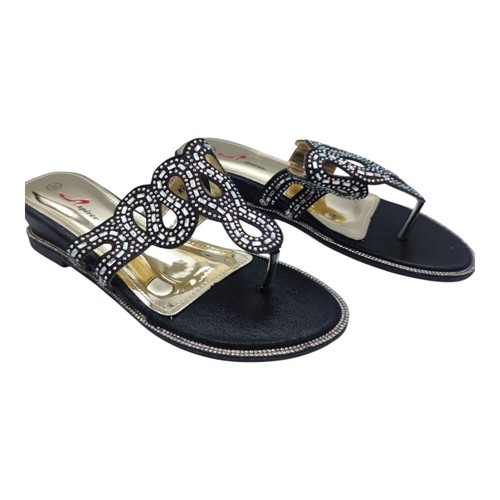 Womens sandals wedge black - wedge,