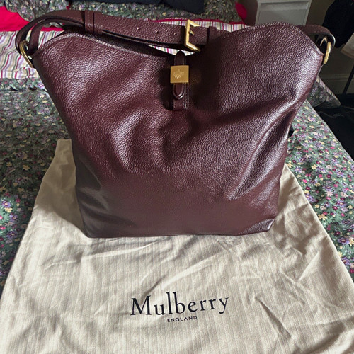 Mulberry oxblood classic grain - mulberry,
