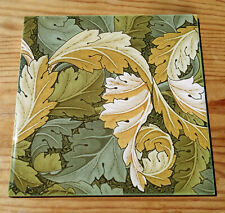 William Morris "Golden Lily" ceramic tile (12 designs, 15 x 15cm)