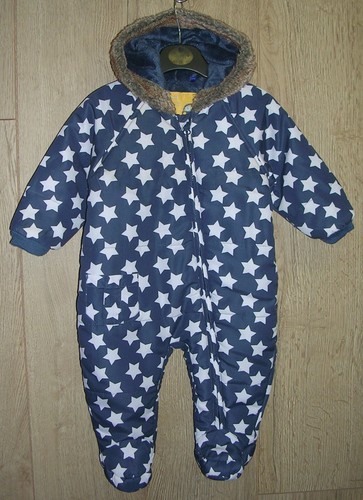 Boys blue star print fleece - blue,