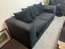 Amalfi Dino jumbo cord 3 and 2 seater formal back sofa Armchair Swivel chair