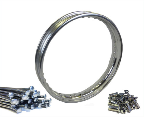 Budget chrome rim spoke set - budget,