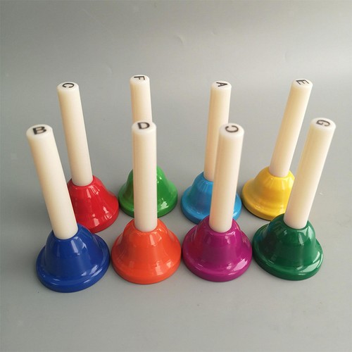 Note hand bells - 8, musical
