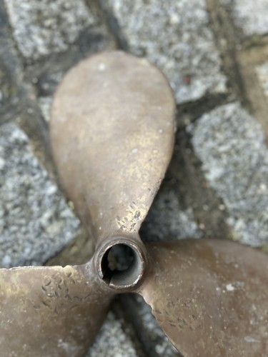 Brass boat propeller inch - 10,
