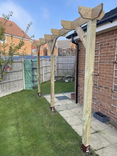 Tanalised wooden timber garden - tanalised,