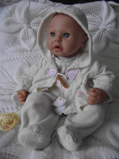 18"  VINTAGE BABY ANNABELL DOLL - 2002 - BABBLES, EYES OPEN & CLOSE, MOUTH MOVES