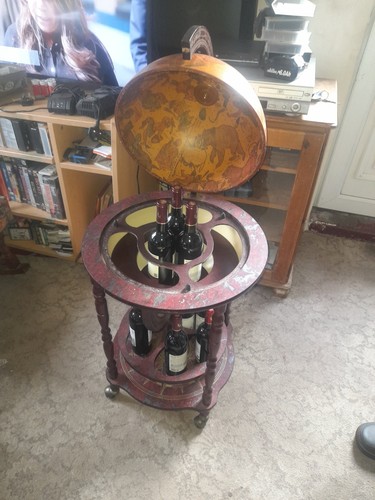Globe drinks cabinet retro - globe,