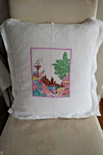 vintage Linen Embroidered