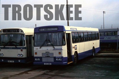 35mm slide ulsterbus leyland - slide,