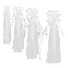 4x Wedding PEW Bows Chair Bows