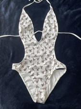 Wildfox Couture Cowboy Print One Piece Swimsuit S