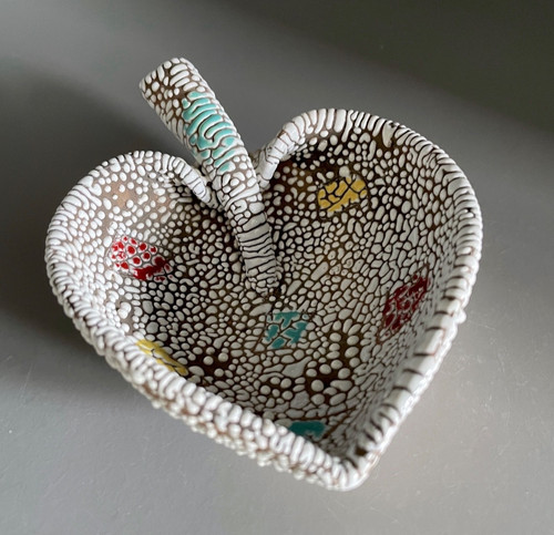 Vintage italian pottery - italian, pebble