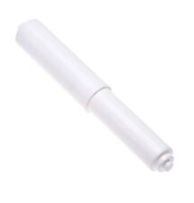 QUALITY TOILET ROLL HOLDER ROLLER White Replacement Spindle Spring Standard Size